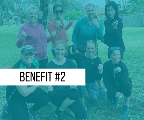 Fitness Group Celebrating