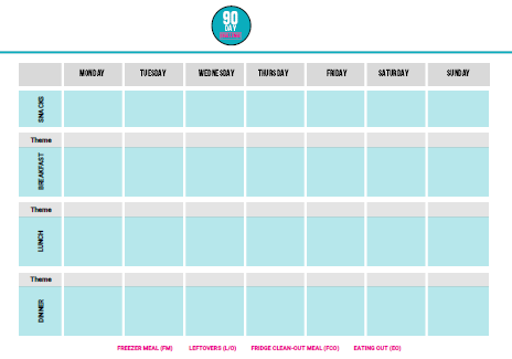 Meal Planning Template